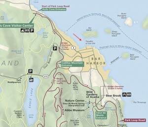 Bar Harbor map